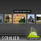 Advanced Glow Scrolling Menu Horizontal