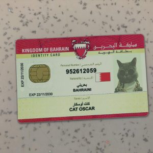 Bahrain Identity Card Template