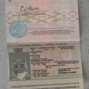 Belarus Passport Template