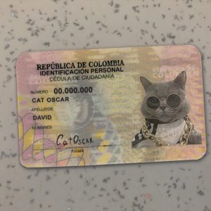 Columbia Identity Card Template