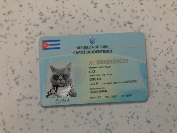 Cuba Identity Card Template