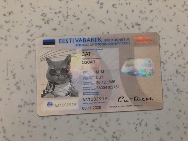 Estonia Identity Card New