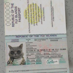 Fiji Passport Template