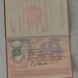 Germany Passport Template