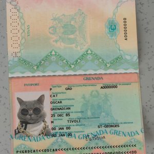 Grenada Passport Template