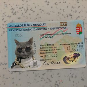 Hungary Identity Card Template