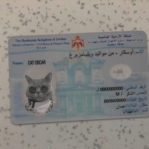 Jordan Identity Card Template