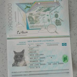 New Zealand Passport Template