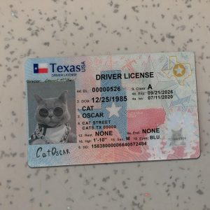 Texas Driver License Template New