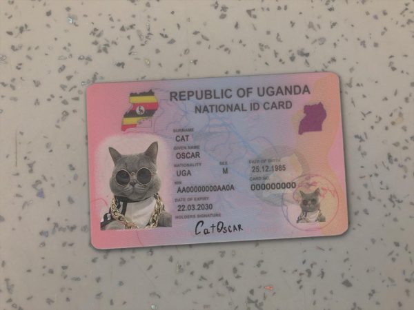 Uganda Identity Card Template